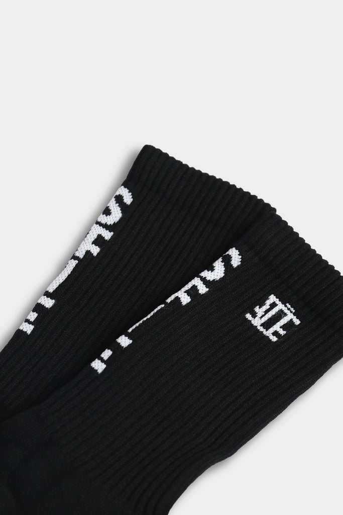 Black Signature Socks