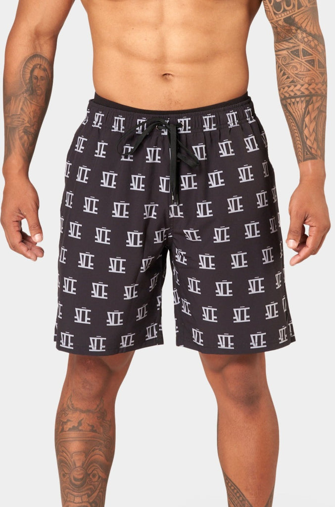 Black Stamp Boardshorts