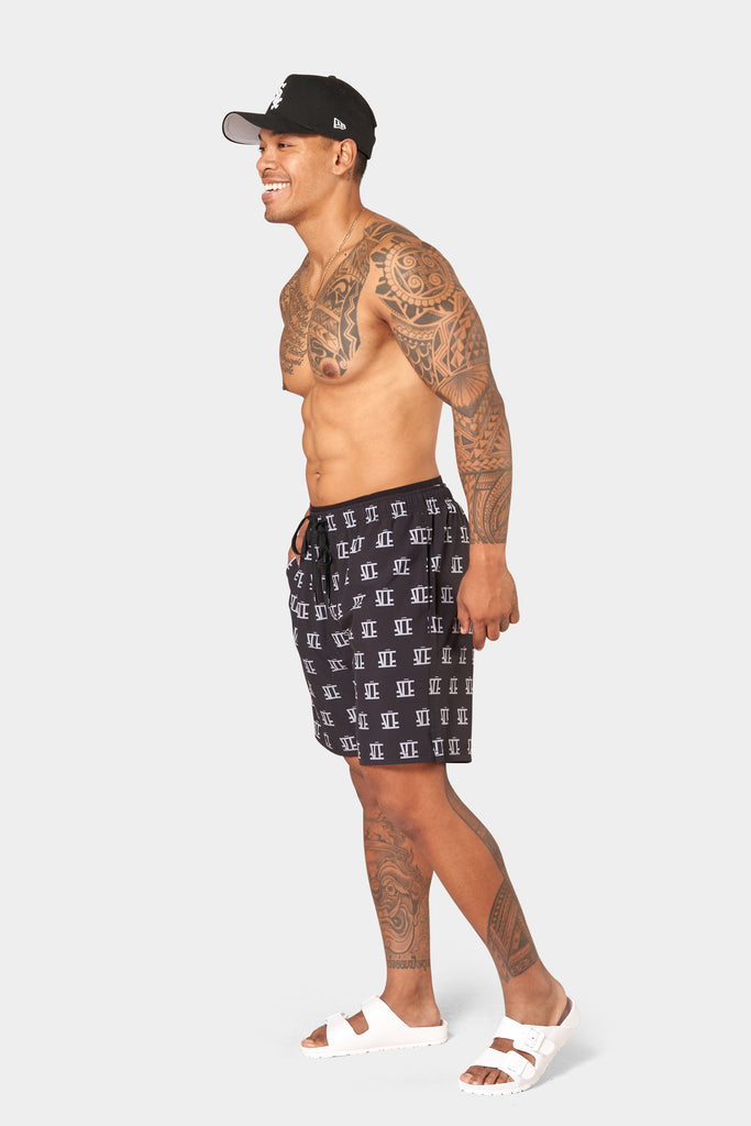 Black Stamp Boardshorts