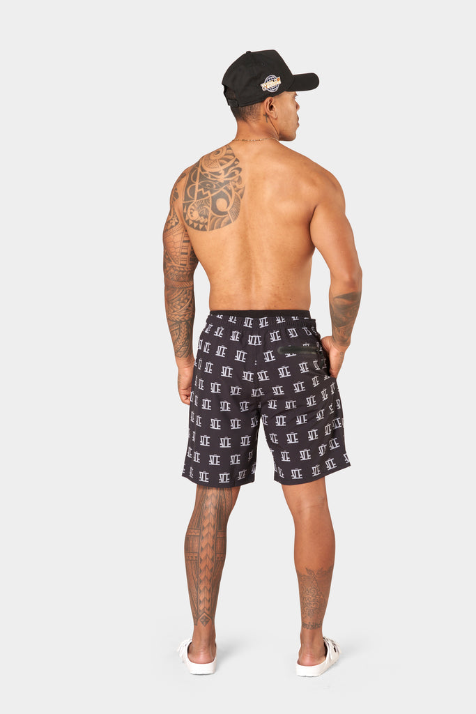 Black Stamp Boardshorts